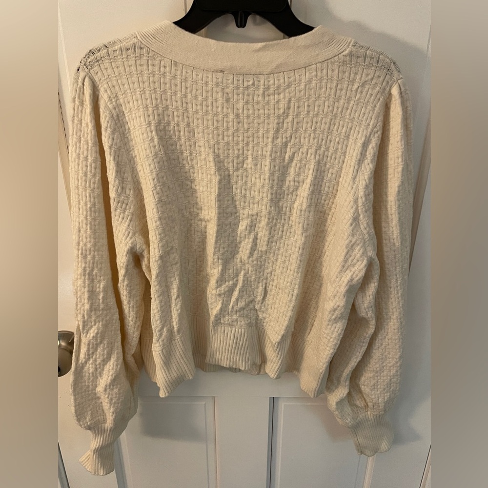 Express V-Neck Bow Cardigan - Picture 3 of 6